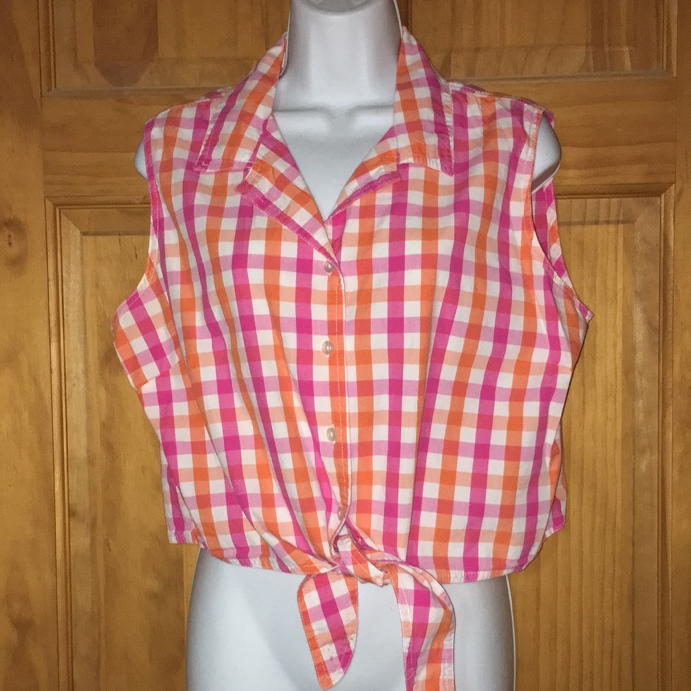 Vintage Sleeveless Crop Top